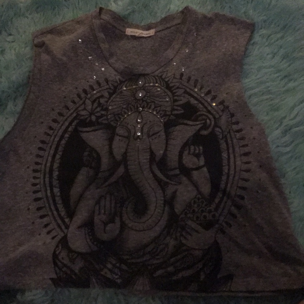 Shirt muscle elephant cute comfy